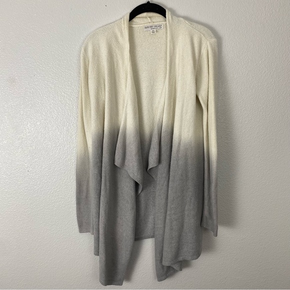 Barefoot Dreams Calypso Lite Ombré Wrap Grey Cardigan - Picture 2 of 9